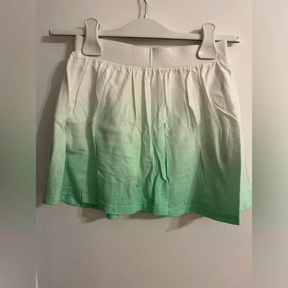 Old Navy Girls Green/White Ombré Skort Size Medium (8) NWT - Picture 2 of 6